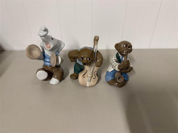 Zeldzame royal dux beelden - olifant beer aap - Bohemia comi, Verzamelen, Beelden en Beeldjes, Zo goed als nieuw, Ophalen of Verzenden