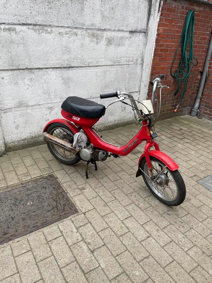 Suzuki fa50 zonder sleutel en papieren start en rijd, Fietsen en Brommers, Brommers | Tomos, Gebruikt, Standard, Klasse B (45 km/u)