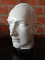 Tête de mannequin Vintage en céramique blanche, Ophalen