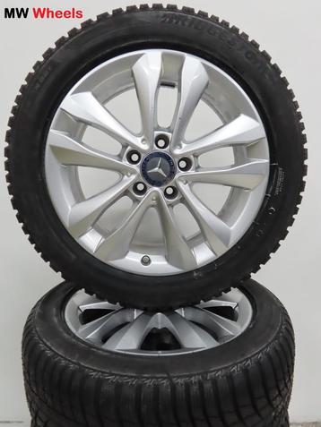 Originele Mercedes 17 inch velgen C W205 nieuwe winterbanden beschikbaar voor biedingen