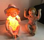 Lamp Babymeisje & Baby Bisquit Porselein beeldjes vintage😍, Ophalen of Verzenden