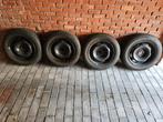 4 winter banden met stalen velg, Auto-onderdelen, Banden en Velgen, Ophalen, Band(en)