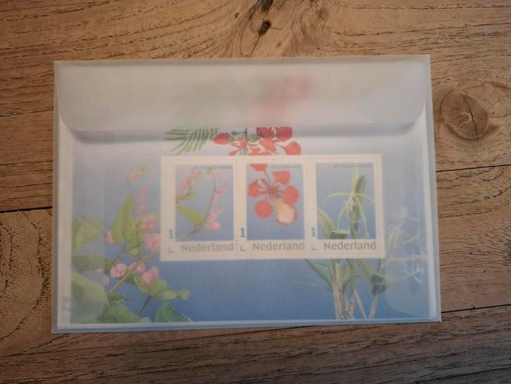 PostNL postset flora Sint Eustatius, Postzegels en Munten, Postzegels | Nederlandse Antillen en Aruba, Postfris, Ophalen of Verzenden