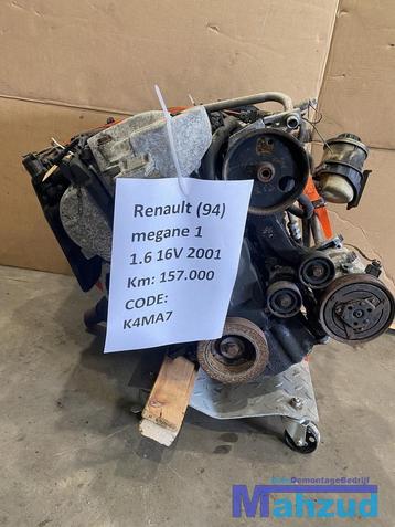 RENAULT MEGANE 1.6 16V MOTORBLOK K4MA7 K4M A7 MOTOR beschikbaar voor biedingen