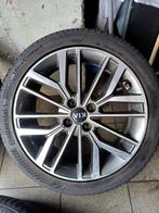 4Jantes kia 17 pouces avec pneu, Auto-onderdelen, Banden en Velgen, Ophalen, 17 inch, Zomerbanden, Velg(en)