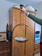 Lustre en cuivre avec lampe halogène, Enlèvement, Utilisé, Métal