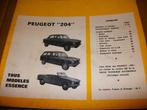 revue technique peugeot 204 essence de 1965-1970, Livres, Autos | Livres, Peugeot, Utilisé, Enlèvement ou Envoi, RTA