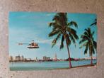 Carte postale ancienne Miami, Floride - USA avec hélicoptère, Collections, Hors Europe, Non affranchie, Enlèvement ou Envoi