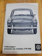oude brochure Volkswagen-modellen VW 1500, Verzamelen, Merken en Reclamevoorwerpen, Ophalen of Verzenden, Gebruikt, Overige typen