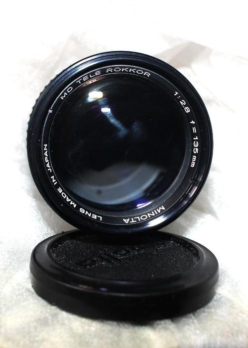 Minolta MD 135 mm 2.8 voor Minolta (geen autofocus), Audio, Tv en Foto, Fotocamera's Analoog, Zo goed als nieuw, Spiegelreflex