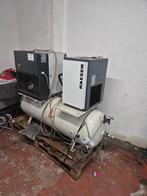 Compressor, Doe-het-zelf en Bouw, 100 liter of meer, Ophalen, Gebruikt, 10 bar of meer