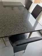 Zwarte granieten tafel., Huis en Inrichting, Ophalen