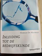 H. De Muynck - Inleiding tot de bedrijfskunde, Ophalen, Gelezen, H. De Muynck