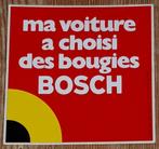 Vintage sticker Bosch bougie retro autocollant, Comme neuf, Voiture ou Moto, Enlèvement ou Envoi