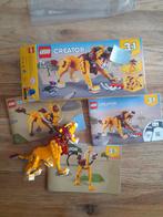 Lego creager 31112 wild leon, Enlèvement ou Envoi, Comme neuf, Ensemble complet, Lego