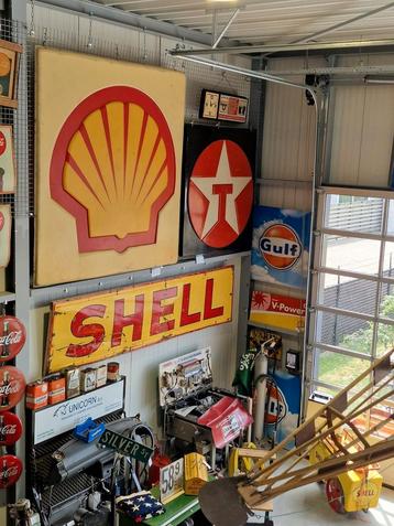 Shell texaco mobil gulf chevron lichtbakken  beschikbaar voor biedingen