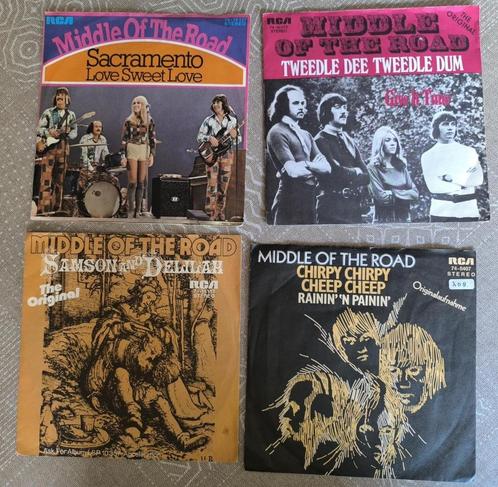 Middle of the road - 8 singles, Cd's en Dvd's, Vinyl Singles, Gebruikt, Single, Pop, 7 inch, Ophalen of Verzenden