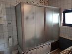 Douchescherm bad., Doe-het-zelf en Bouw, Ophalen, Gebruikt, Glas, Bad