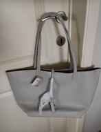 Nieuwe ecrugrijze trendy handtas met veel opbergruimte, Ophalen, Nieuw, Beige, Handtas