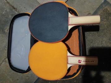 Raquette de ping-pong avec filet sans les balles, Enlèvement, Comme neuf