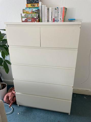 Commode MALM ikea 6 tiroirs, 5 tiroirs ou plus, Enlèvement
