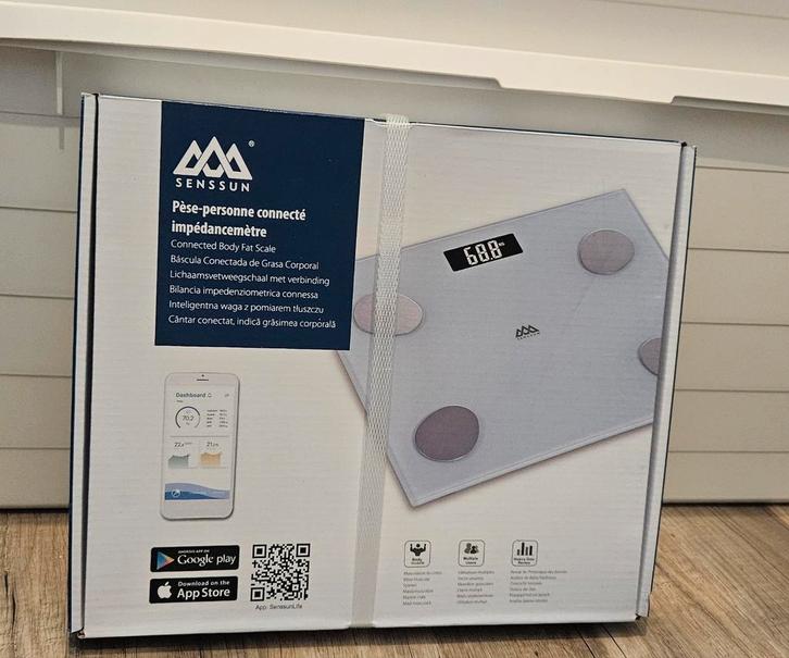 Pèse-personne connecté neuf, Elektronische apparatuur, Weegschalen, Nieuw, Personenweegschaal, Ophalen of Verzenden