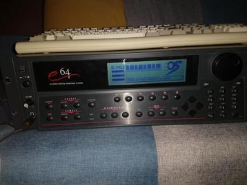 E-mu e64 sampler + at-keyboard beschikbaar voor biedingen