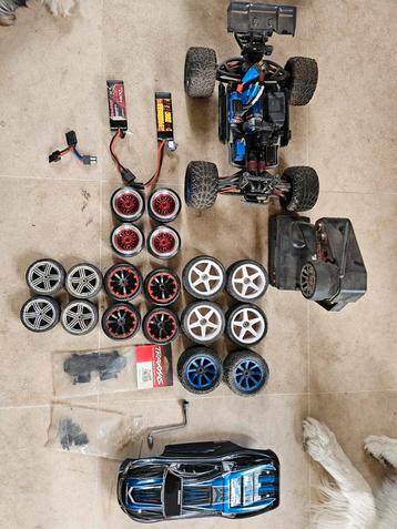 Lot van 2 traxxas e revo en teton la trax