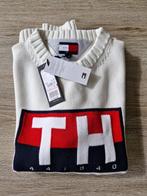 hilfiger, gebreide trui, maat M, Kleding | Heren, Truien en Vesten, Maat 48/50 (M), Wit, Nieuw, Ophalen of Verzenden