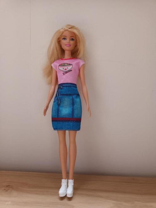 Barbie Noodle Bar set, Kinderen en Baby's, Speelgoed | Poppen, Zo goed als nieuw, Barbie, Ophalen