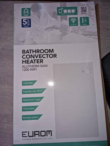 Radiateur direct Eurom sani 1200 Wifi, Enlèvement, Neuf, 800 watts ou plus, Radiateur