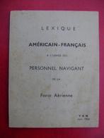 Lexique américain-français à l'usage du personnel..., Comme neuf, Livre ou Revue, Enlèvement ou Envoi