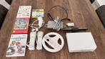nintendo wii, Ophalen of Verzenden, Gebruikt, Met 3 controllers of meer, Met games