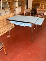 Table bleue en formica, Sport en Fitness, Tafeltennis, Ophalen, Gebruikt, Tafel Indoor