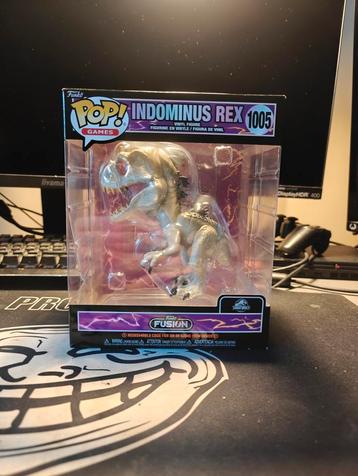 Indominous Rex Funko Fusion disponible aux enchères