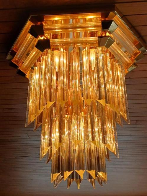 Design plafondlicht, Huis en Inrichting, Lampen | Plafondlampen, Nieuw, Glas, Metaal, Ophalen