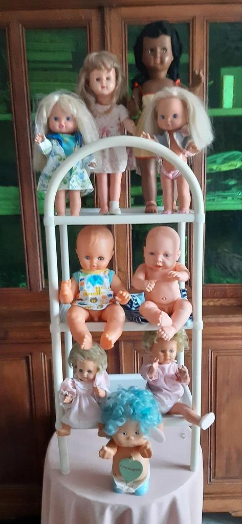 9 vintage poppen dolls : furga mattel famosa athena unica sc, Verzamelen, Poppen, Zo goed als nieuw, Pop, Ophalen of Verzenden