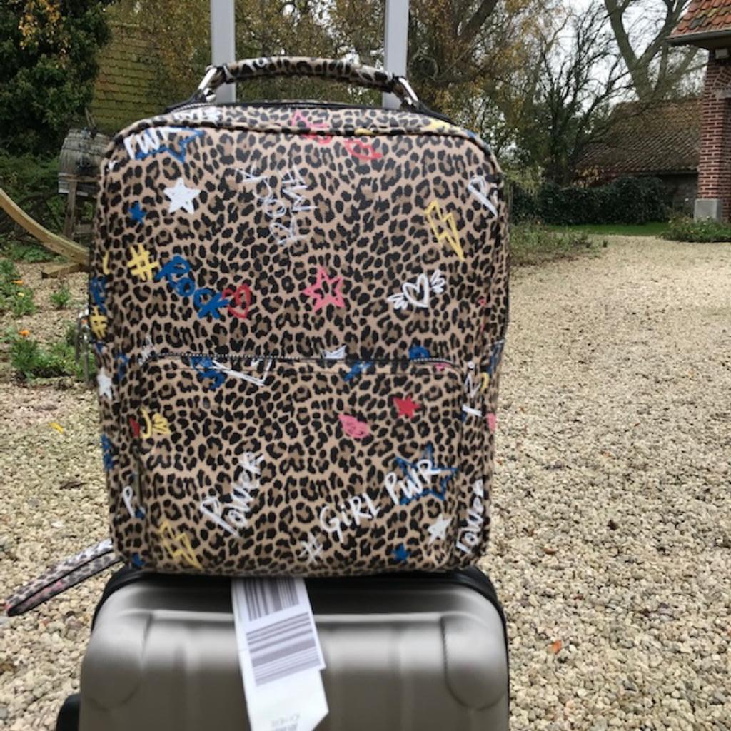 RUGZAK PASSEND OP TROLLEY, Bijoux, Sacs & Beauté, Sacs | Sacs de voyage & Petits Sacs de voyage, Utilisé, Bleu, Enlèvement