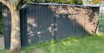Metalen werkatelier 596x300cm antraciet (Absco highlander), Tuin en Terras, Tuinhuizen, Ophalen, Zonder ramen, Metaal, 500 cm of meer