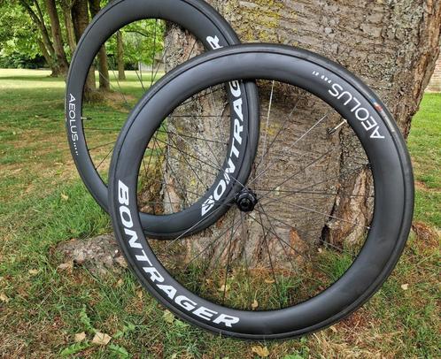 Bontrager Aeolus Pro 51 TLR Disc racewielen / Carbon wielset, Fietsen en Brommers, Fietsonderdelen, Zo goed als nieuw, Racefiets