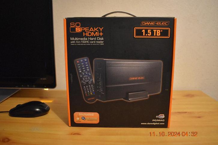 Dane_Elec Disque Dur externe haut performance, Informatique & Logiciels, Disques durs, Comme neuf, Desktop, Externe, USB, Enlèvement