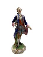 Figurine porcelaine allemande 26 cm – Étiquette Paris Opéra, Enlèvement ou Envoi