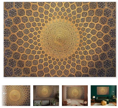 Print op doek - Geometrische perfectie Jeroen Kleiberg - 120, Huis en Inrichting, Woonaccessoires | Lijsten, Zo goed als nieuw