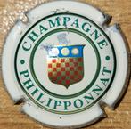 Capsule Champagne PHILIPPONNAT blanc & vert nr 32a, France, Utilisé, Champagne, Enlèvement ou Envoi