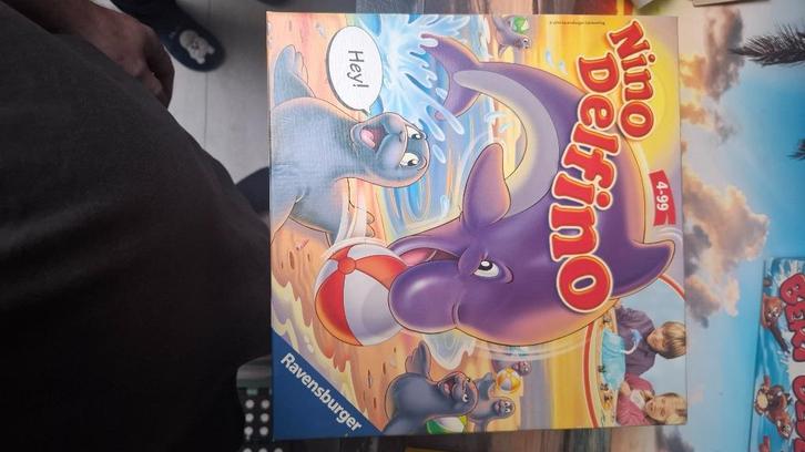 Nino Delfino gezelschapsspel, Hobby en Vrije tijd, Gezelschapsspellen | Bordspellen, Zo goed als nieuw, Een of twee spelers, Drie of vier spelers