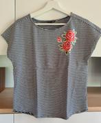 Dames-shirt en print bloem 'JBC' (maat: S), Kleding | Dames, JBC, Ophalen of Verzenden, Zo goed als nieuw, Maat 36 (S)