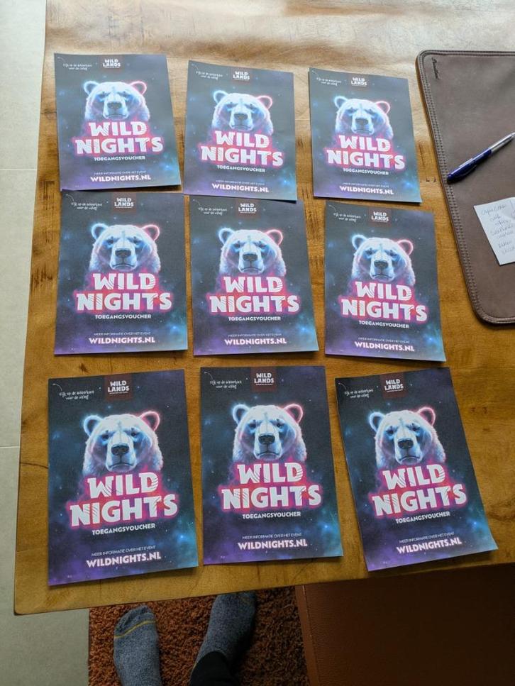 Wildnights 2025, Tickets en Kaartjes, Overige Tickets en Kaartjes, Drie personen of meer