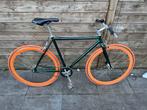 Groene/orangje racefiets/fix it bike, Fietsen en Brommers, Fietsen | Heren | Herenfietsen, Ophalen, Zo goed als nieuw, Overige merken
