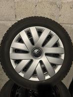 Winterbanden (4) met velg 185/60 R 15 Volkswagen (VW) Polo, Auto-onderdelen, Ophalen, Gebruikt, 15 inch, Banden en Velgen