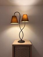 Dubbele spiraal lamp, Ophalen, Gebruikt, Metaal, 50 tot 75 cm